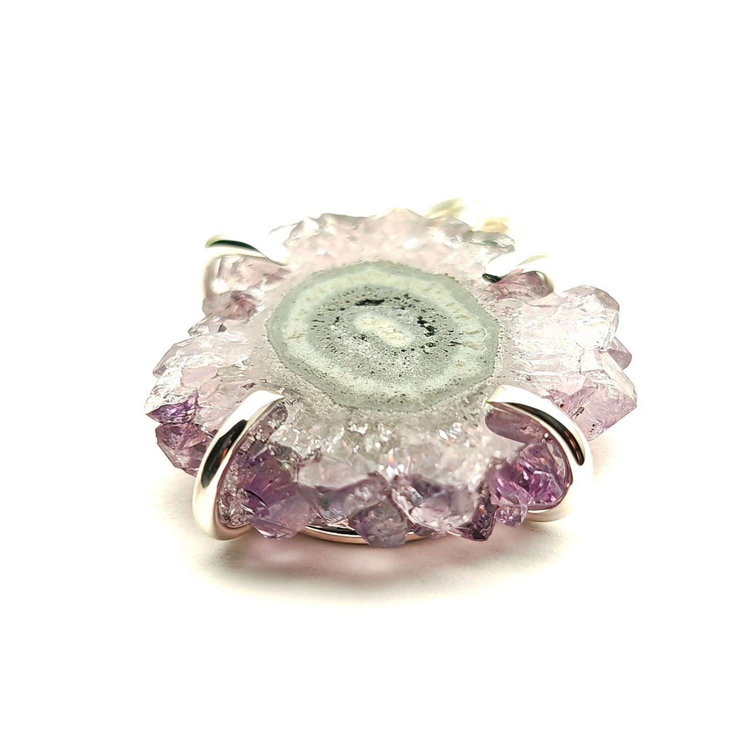 Colgante Estalactita de Amatista en plata de ley